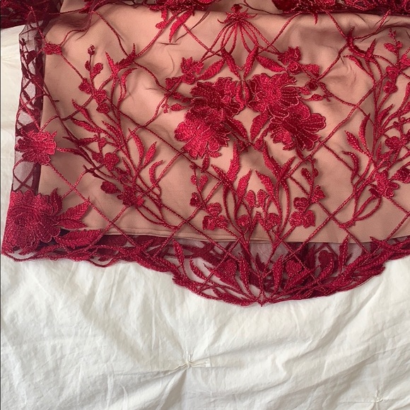 SOLD Marchesa Notte Embroidered Tulle Dress size 6 - Picture 10 of 14